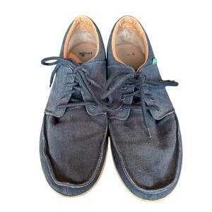 SANUK Shoes, Blue Canvas; lightweight, Mens size 14